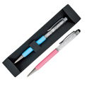 白鑽藍桿/粉桿晶鑽筆-中性筆