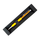 黃晶鑽觸控筆抽屜盒-中性筆