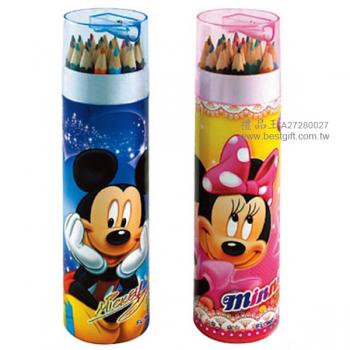 迪士尼24色桶裝色鉛筆